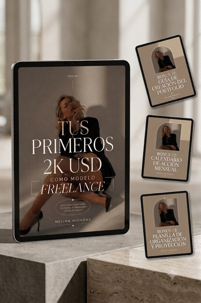 Tus primeros 2K USD como modelo freelance (Ebook digital)