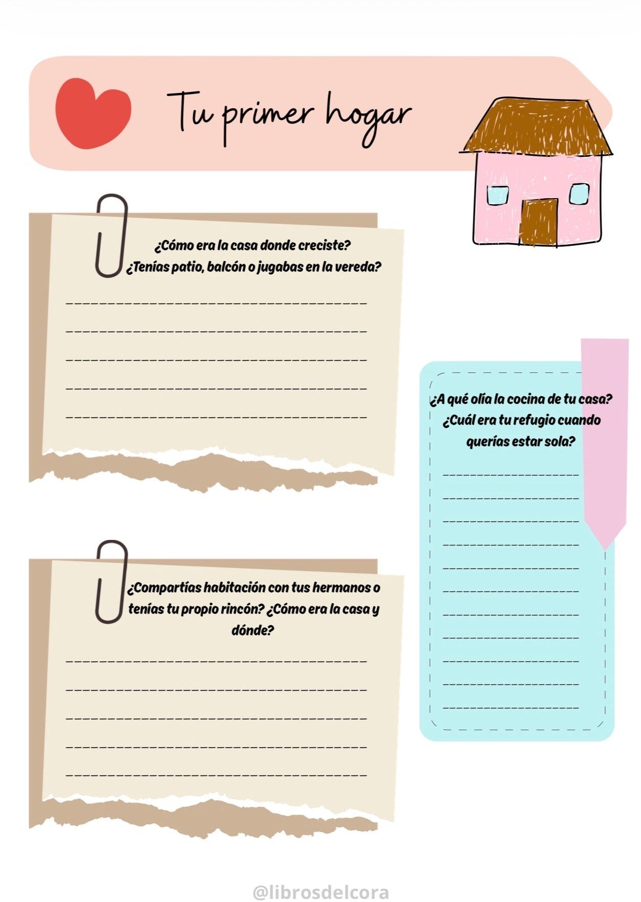 ❤️ Mamá, quiero saber tu historia - Libro digital (+3 BONUS)